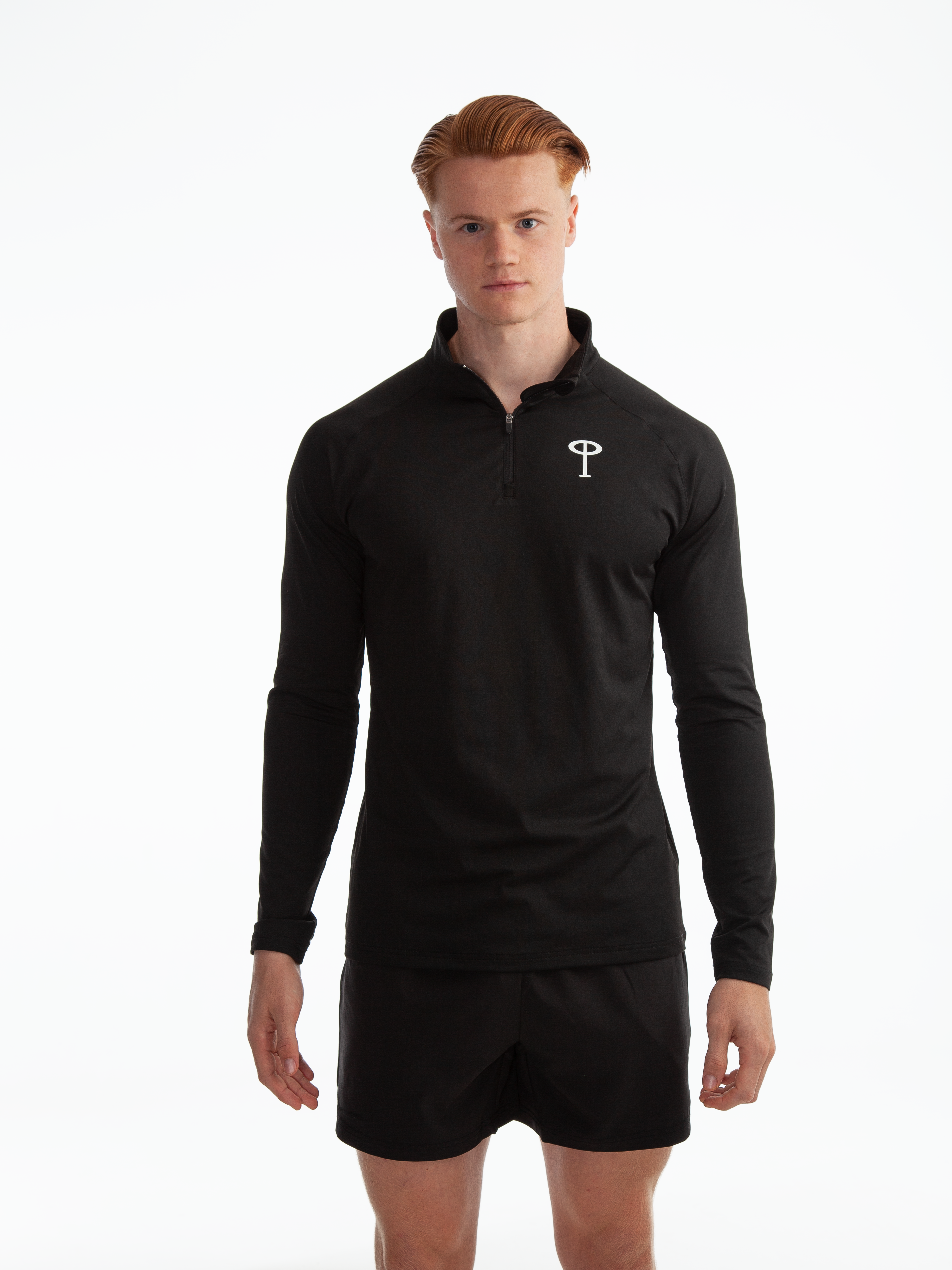 Muscle Fit 1/4 Zip Pullover